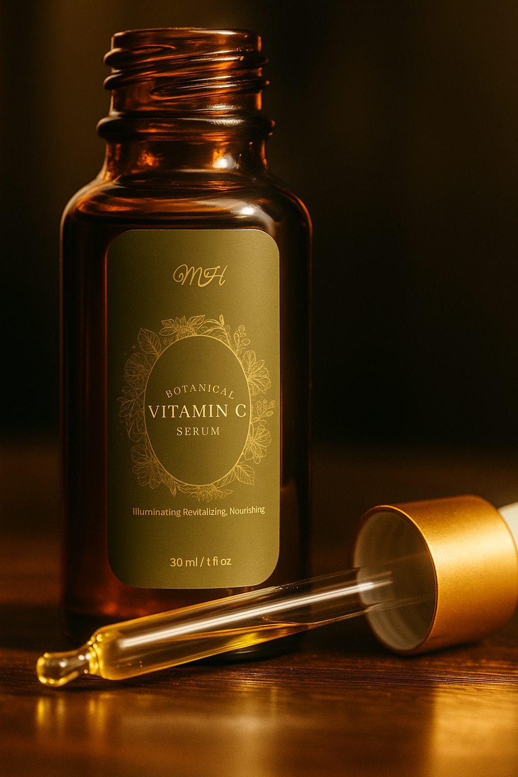 3-in-1 Vitamin-C Serum für Männer – Natürliche Strahlkraft & Pflege | The Monastic Herbarium